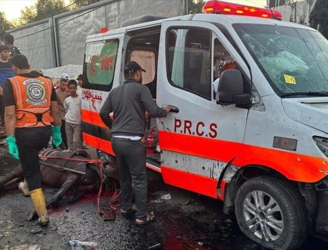 Ambulancia mulo muerto
