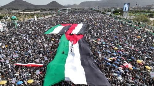 Bandera Yemen pueblo