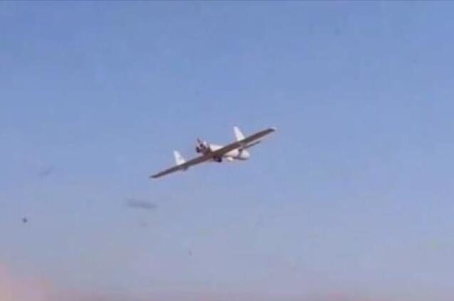 Dron volando Resistencia Irak