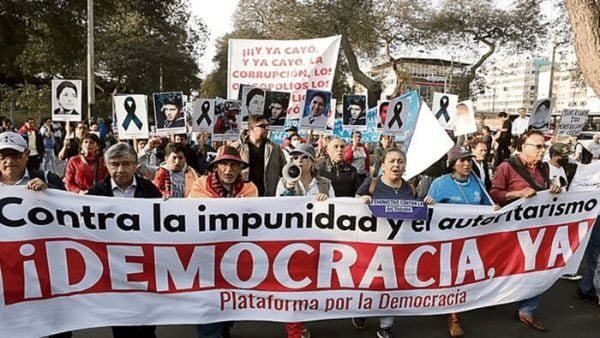 Pancarta democracia