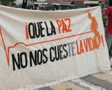 Que la paz no nos cueste la vida