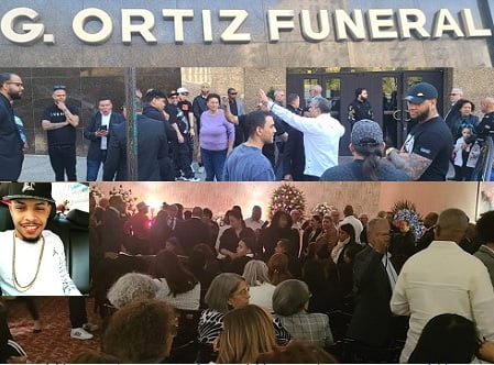 000000000000 Dominicanos asisten masivamente a funeraria Alto Manhattan darle último adiós hijo Pacheco ....