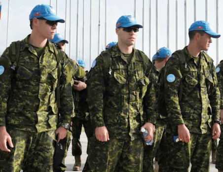 Gorras azules Canada
