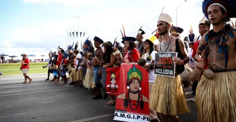 Indigenas marcha