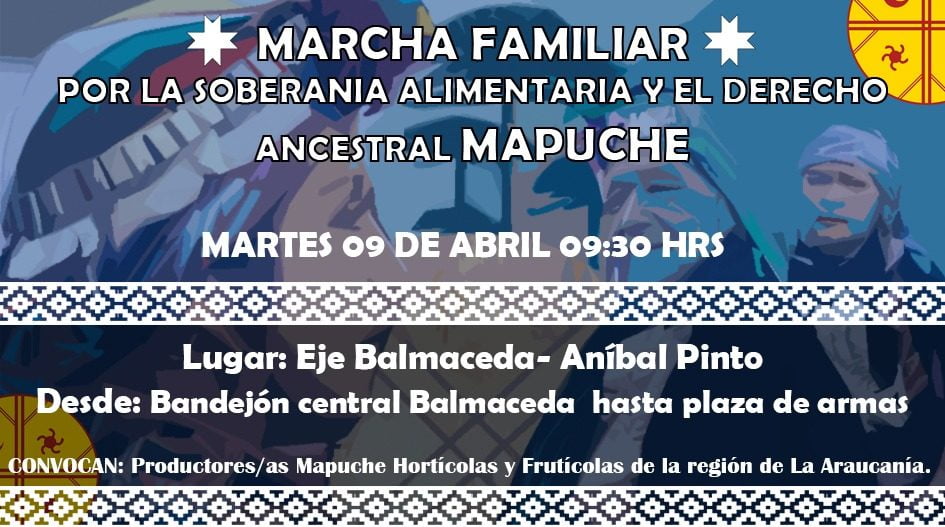 Marcha Mapuche 9 abril