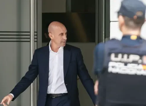 Rubiales sale juzgado