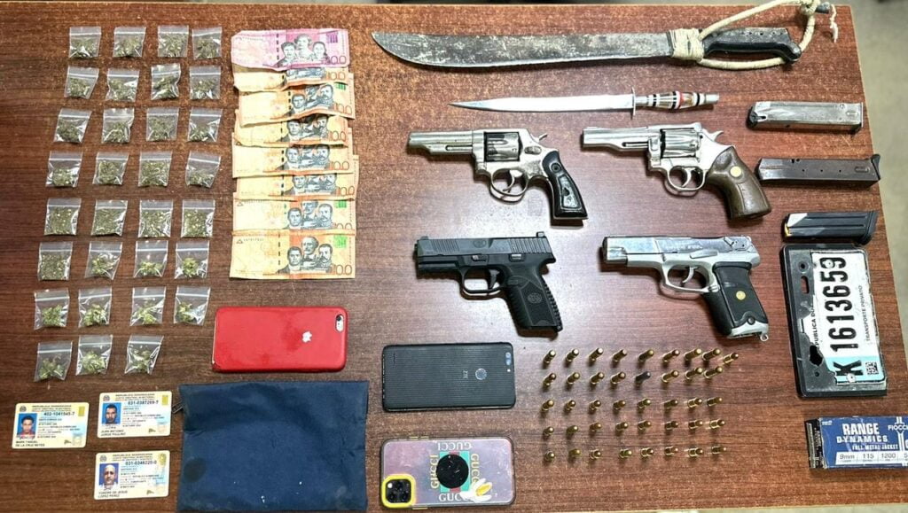 Armas municion drogas