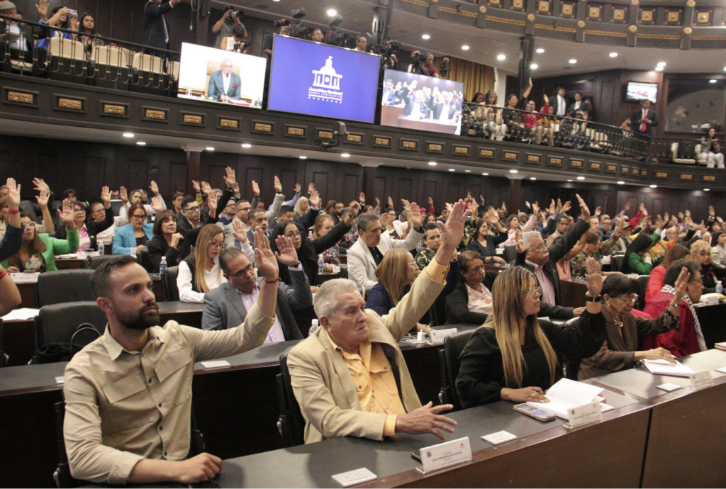 Chavistas mano alzada