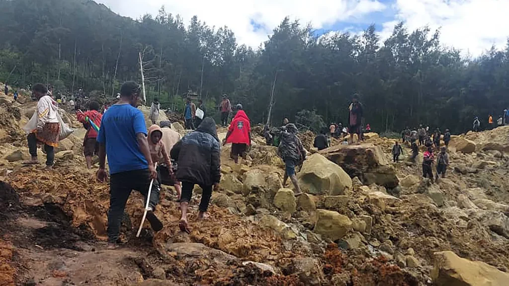 Corrimiento tierra Papua