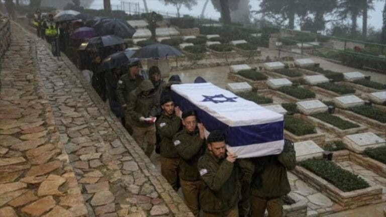 Feretro cementerio Israel