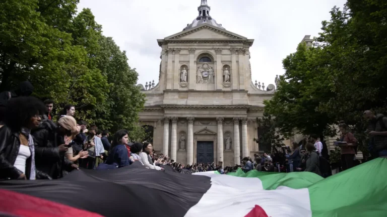 Mani propalestina Sorbona