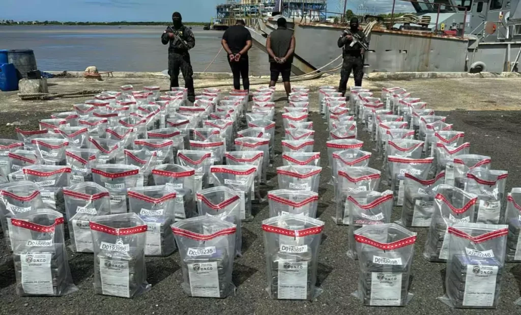 cocaina y detenidos SPM