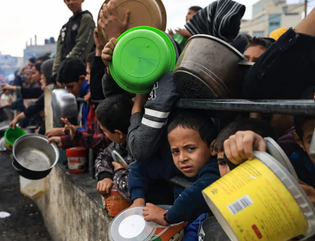 Cacerolas niños Gaza
