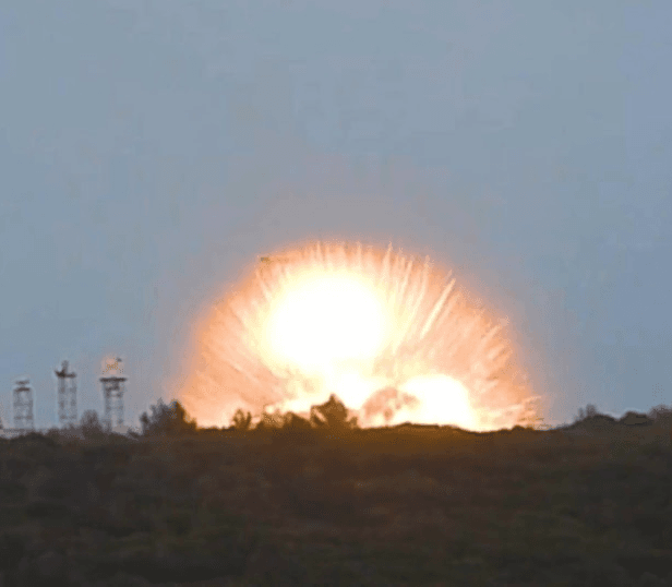 Explosion semiesferica