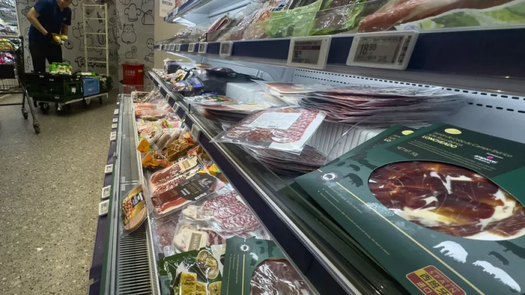 Expositor carne