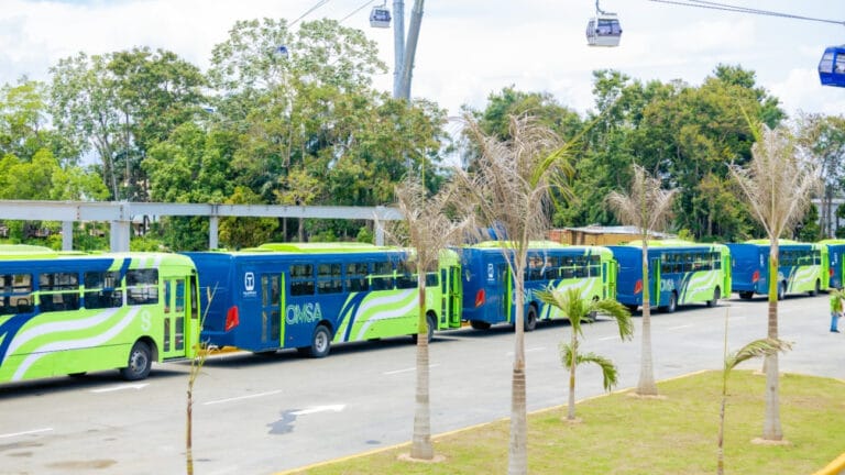 Fila autobuses OMSA