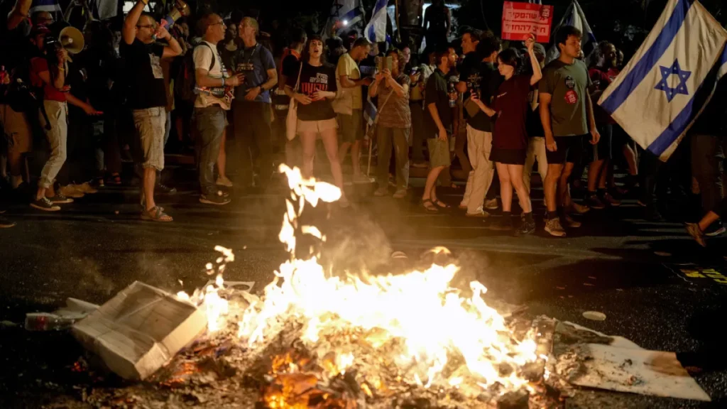 Fuego calle Israel