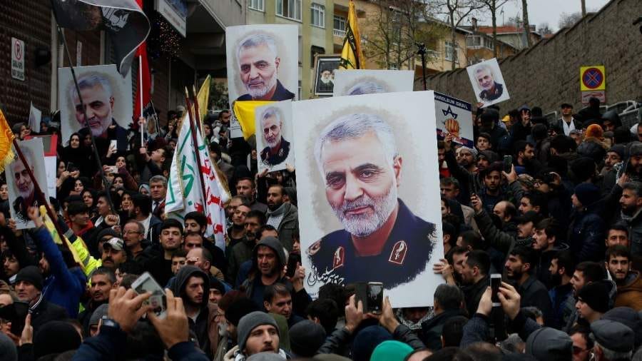 Manifestaciones-en-Irán-por-muerte-de-general-Qasim-Soleimani