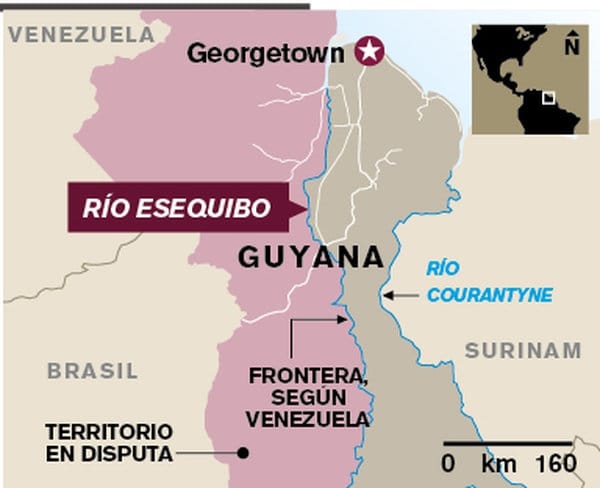 Mapa Esequibo