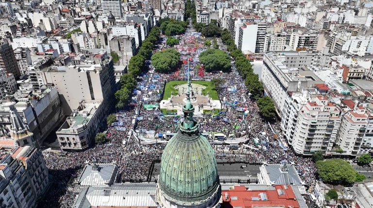 Movilizacion Congreso Argentina