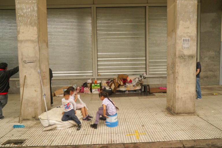 Niños indigentes calle