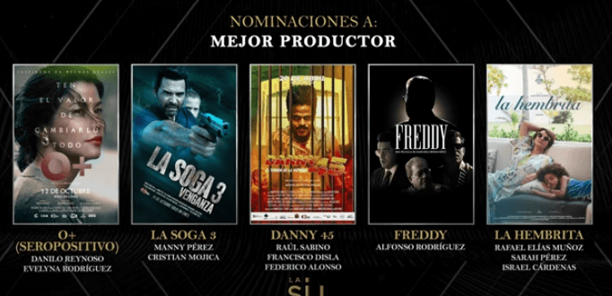 Nominaciones a Mejor Productor Premios La Silla 2024