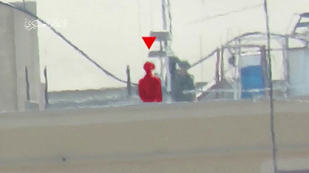 Soldado marcado en rojo
