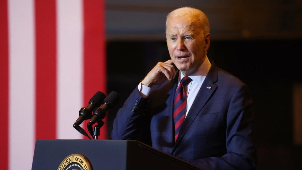 Biden asustado