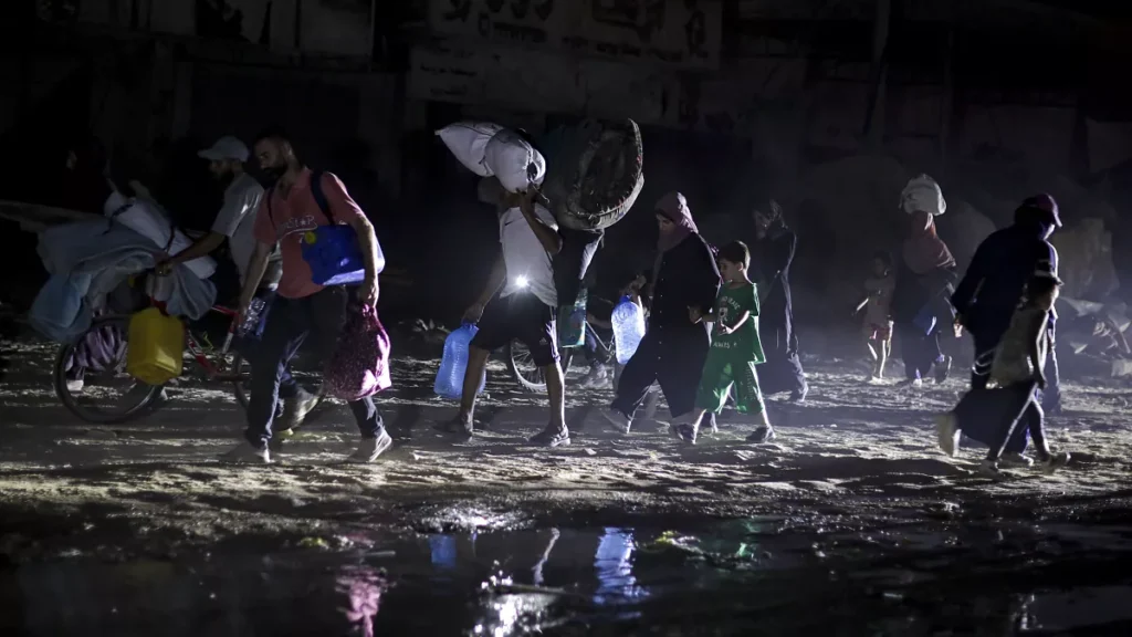 Evacuacion Jan Yunis