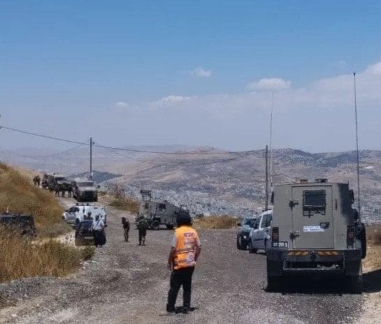 Tiroteo Nablus