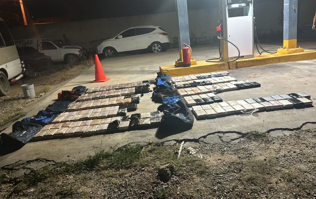 agarran con 192 paquetes de cocaína