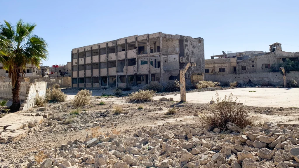 fosa comun en siria