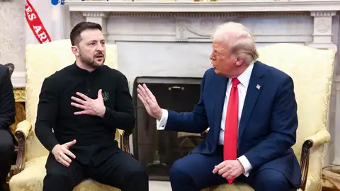 discusión zelenski trump