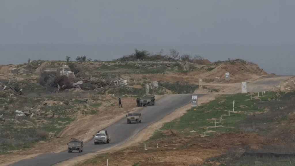 israel se retira corridor