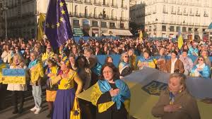 ucranianos en la puerta del sol