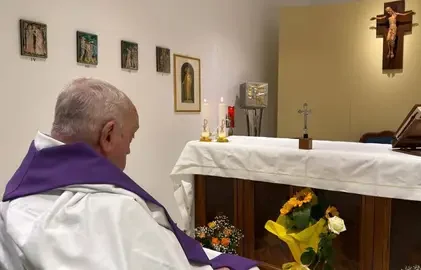 primera imagen del papa