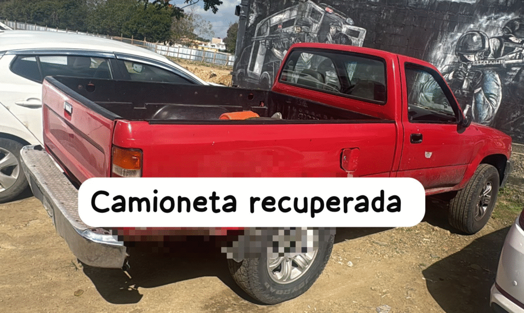 pn recupera camioneta robada