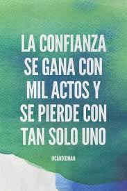 la confianza