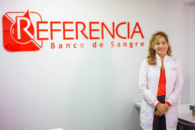 referencia al banco de sangre