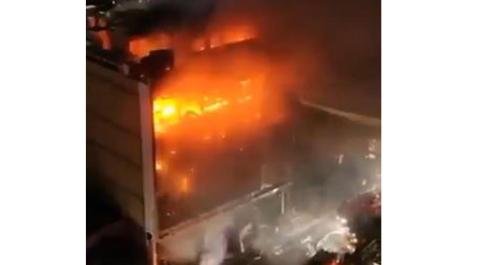 incendio en irak