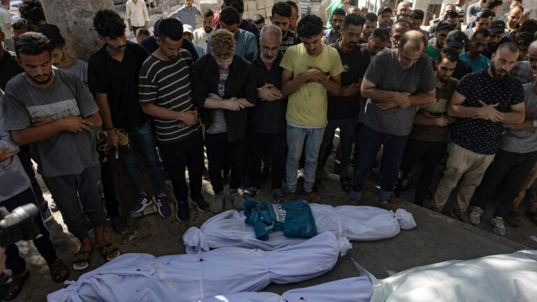 muertos en playa gaza