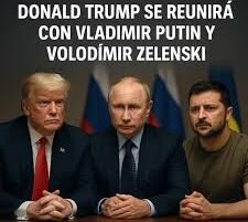 Trump Putin y Zelenski