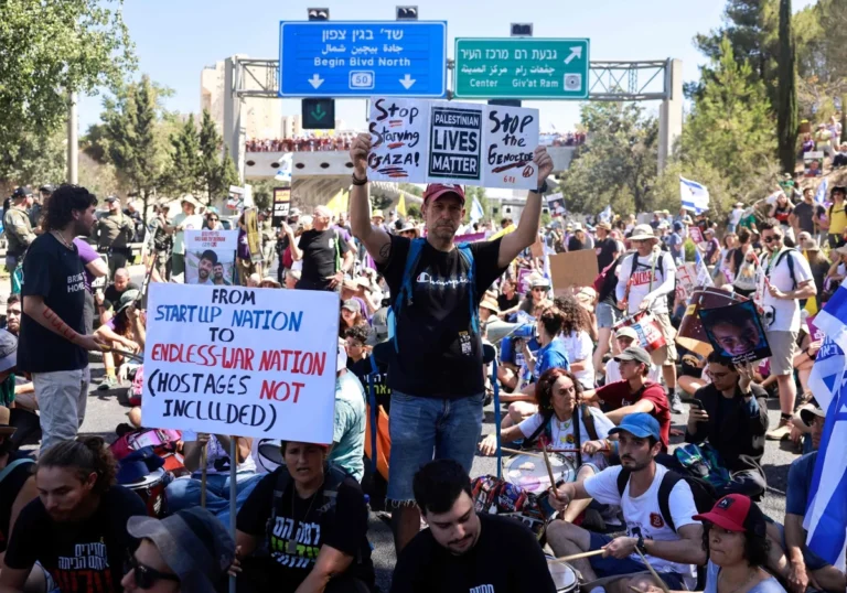 israel paralizado en protestas