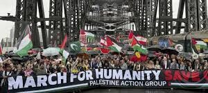 marcha por la paz en gaza