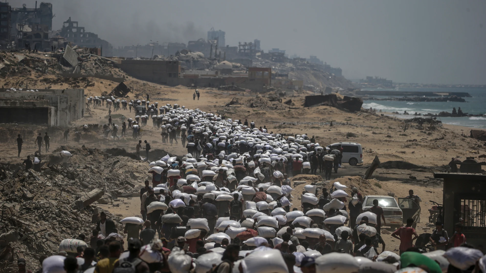 muertes por hambre en gaza