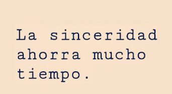 sinceridad