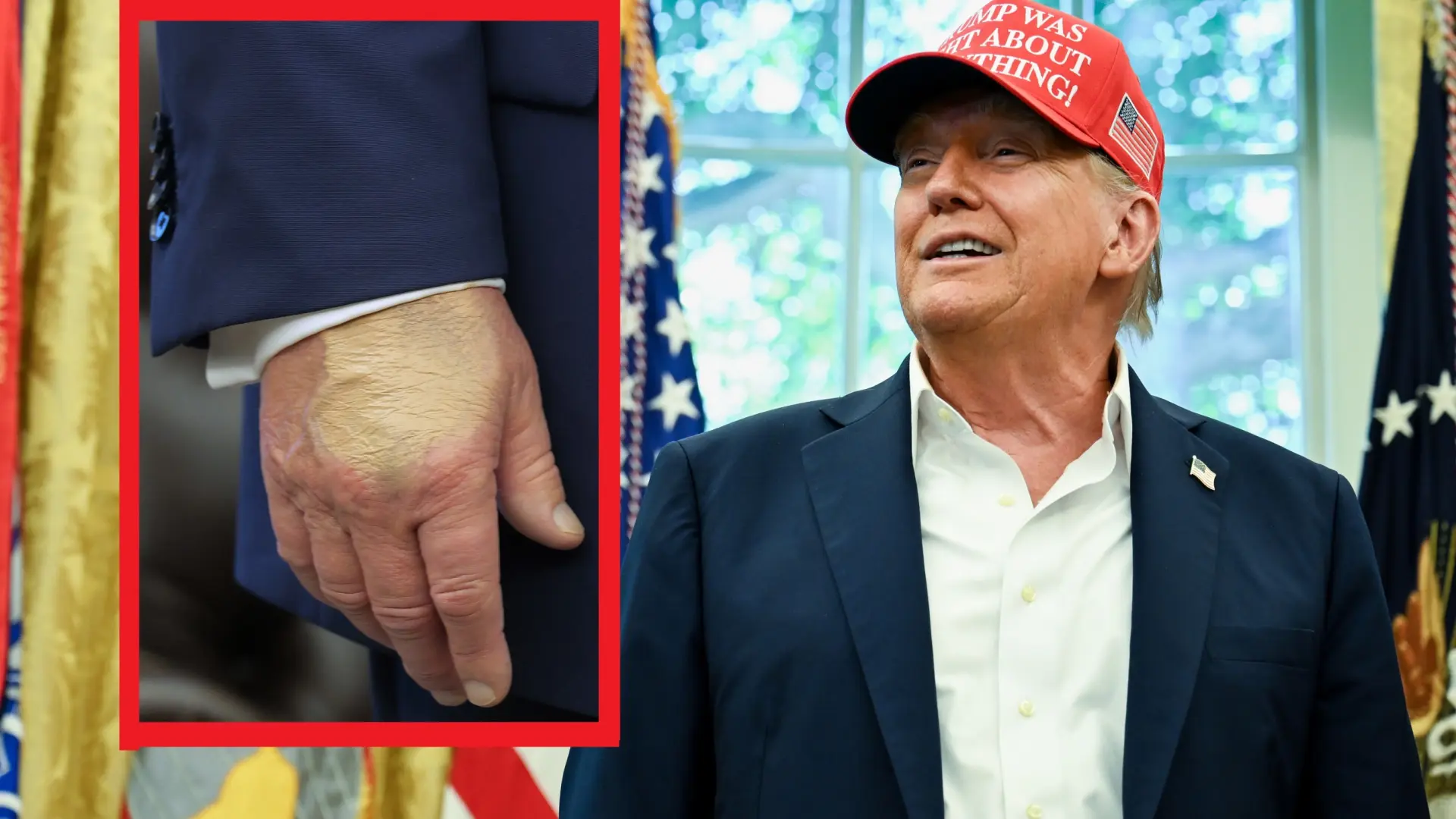 trump maquillaje