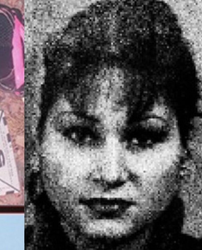 la mujer de rosa