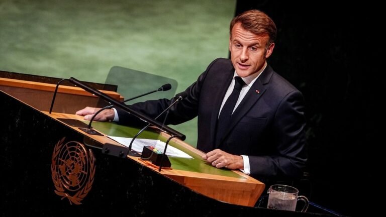 macron reconoce en la onu