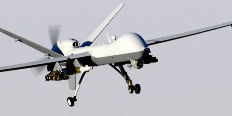 muro de drones